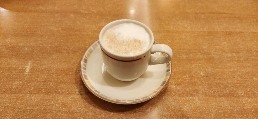 サイゼリヤのカプチーノ