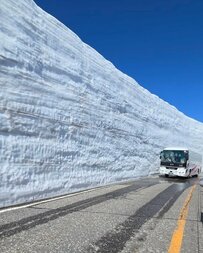 【富山県】立山黒部アルペンルートの「雪の大谷」が圧巻　春限定の絶景に注目集まる