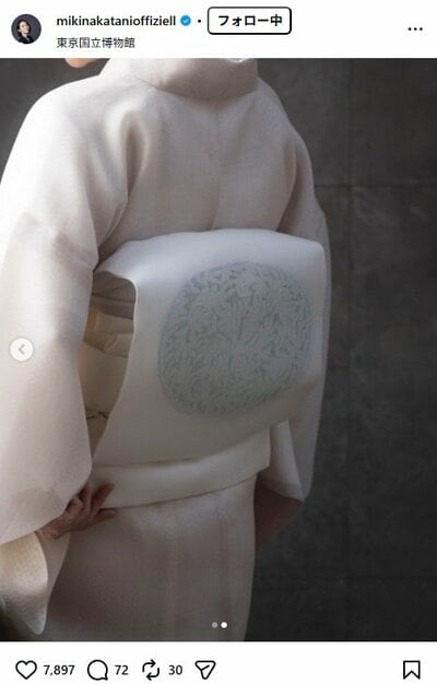 中谷美紀のInstagram投稿