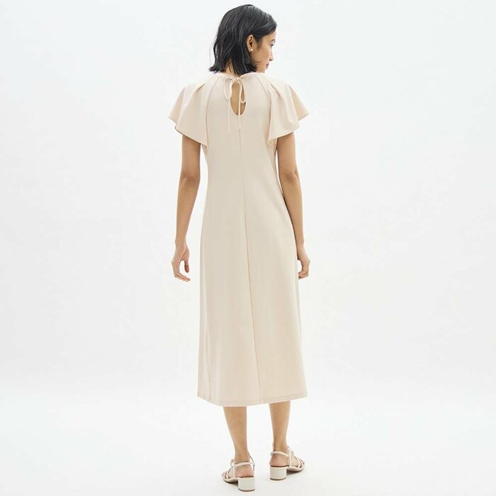 GU公式 ドットプリントワンピース(ノースリーブ)Z