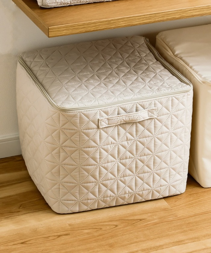 ファブリック蓋付きスクエア収納