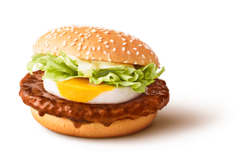 出所：マクドナルド「春が来た！2024年のてりたまファミリー第１弾！定番の「てりたまバーガー(R)」「チーズてりたま」「てりたまマフィン」に加えて、新商品「のり塩じゃがバターベーコンてりたま」が登場！」