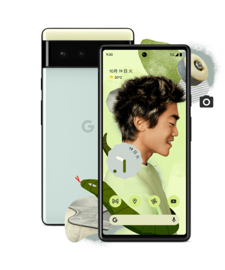 出所：Googleストア「Google Pixel 6」