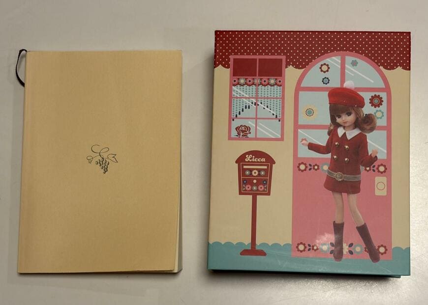 筆者撮影（キャンドゥ、ブック型ボックス M リカちゃん レトロポップ）