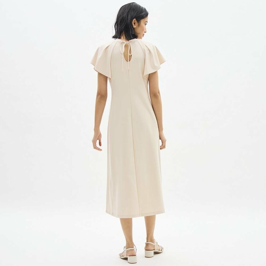 出所：GU公式　ドットプリントワンピース(ノースリーブ)Z