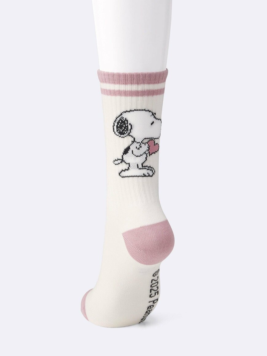 出所:GU公式 ソックス Peanuts 2 30 NATURAL