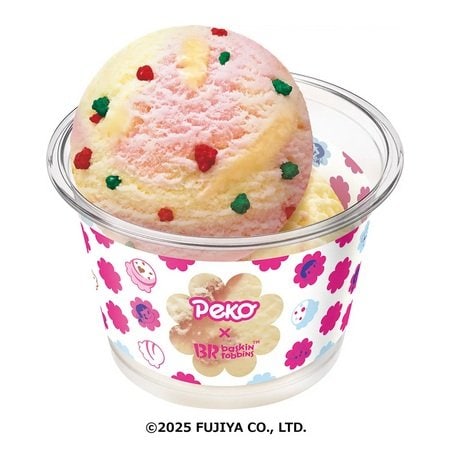 出所:B-Rサーティワンアイスクリーム株式会社「とろ~りなおいしさ、思わずペロリ♪PEKO with ICE CREAM」PR TIMES