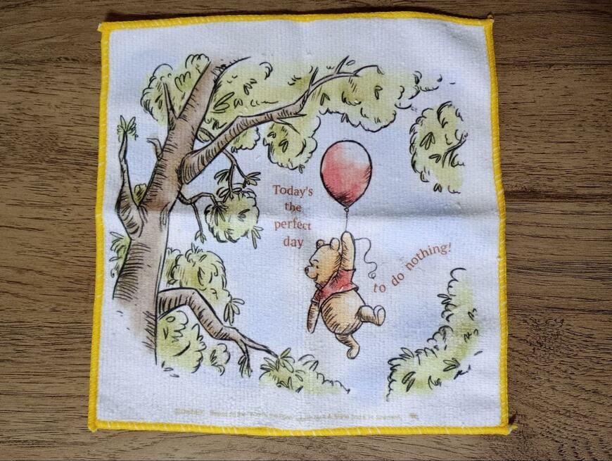 セリア、〈プー〉マイクロファイバーハンカチ画像