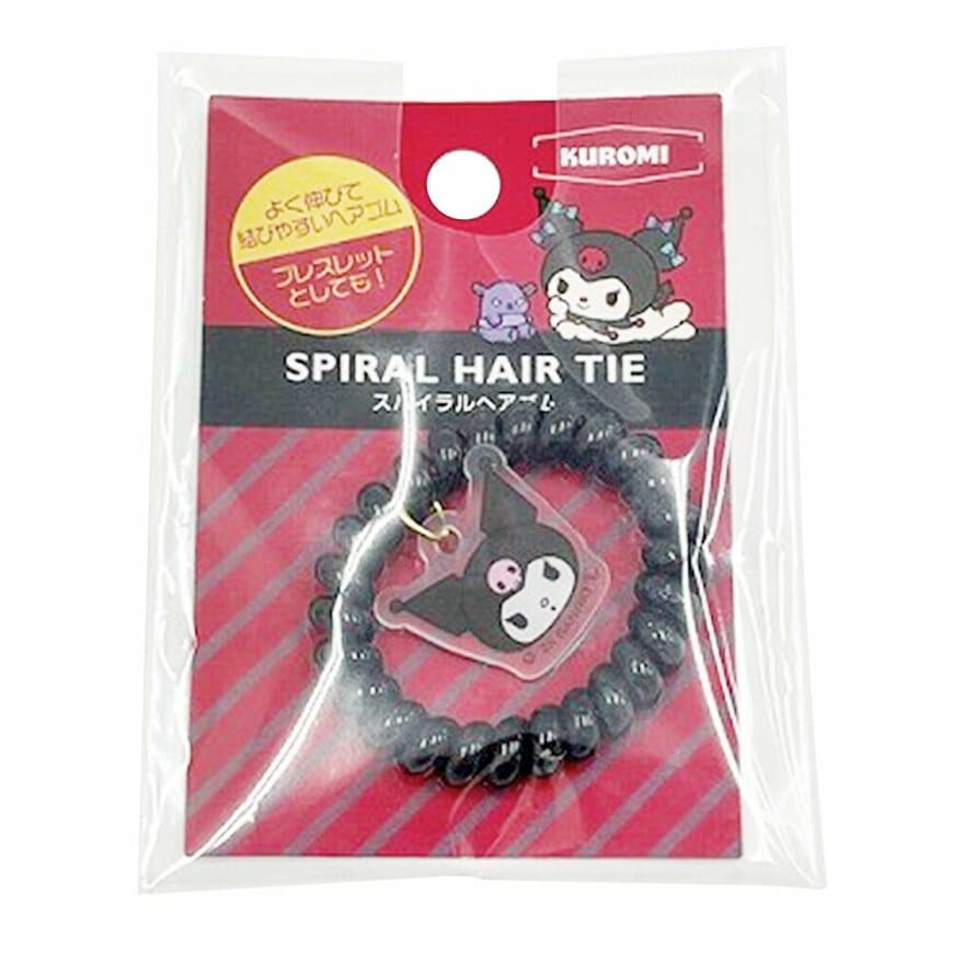 ワッツ公式 sanrio クロミ スパイラルヘアゴム アウトドア