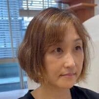 三角のシルエットに悩む女性が変身　コンパクトなショートで雰囲気一変