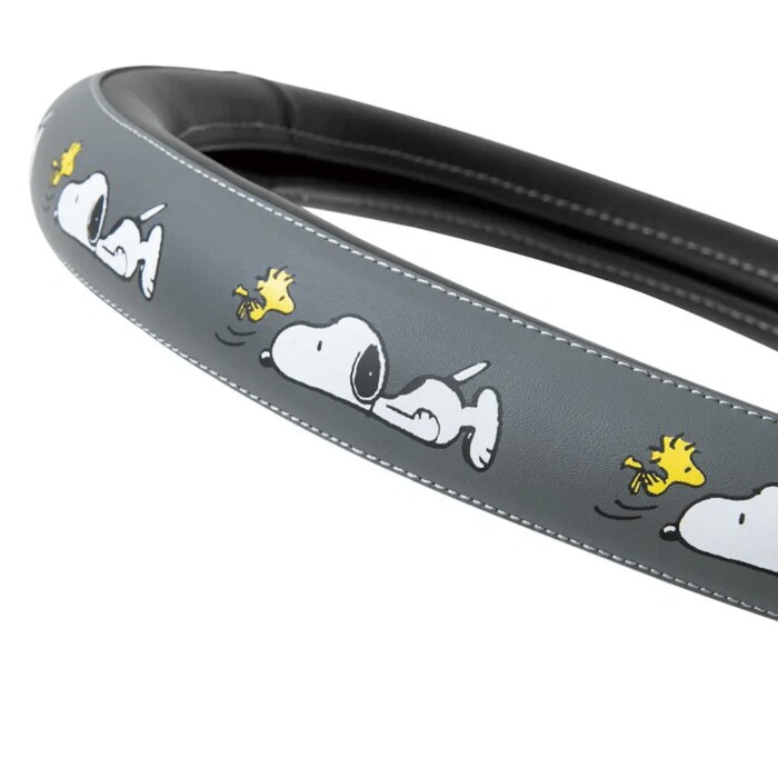 ねそべりスヌーピーS ハンドルカバー（グレー）