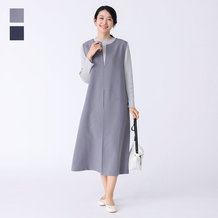 出所：ケユカ公式　キーネックジャンパースカート