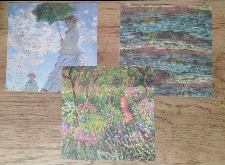 筆者撮影（セリア、デザインペーパー モネ）