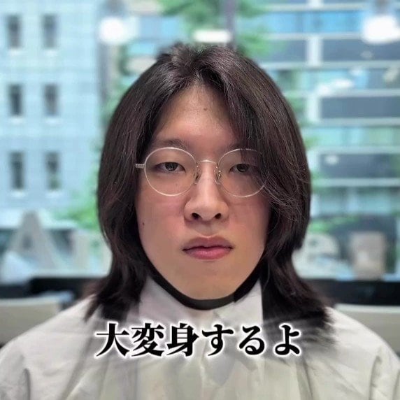 「ずっと同じ髪型のまま伸ばしっぱなし」だった男性が、初めての本気のイメチェンで動きのあるスタイルに