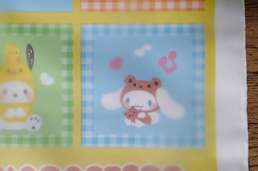 筆者撮影（ダイソー、ミニポリ巾着 2P）