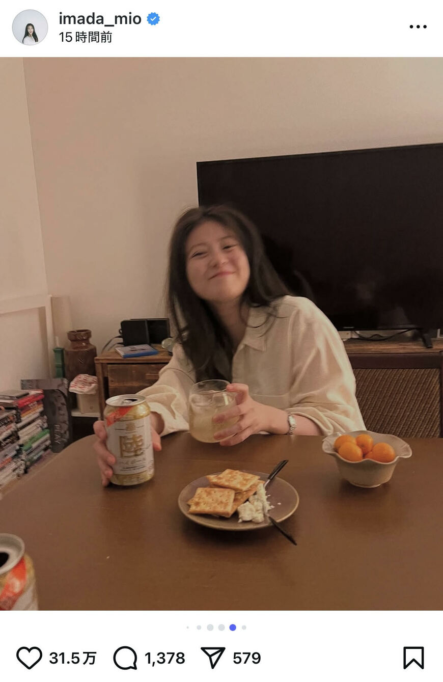 出所：今田美桜のInstagram（＠imada_mio）参照日：2025年8月6日