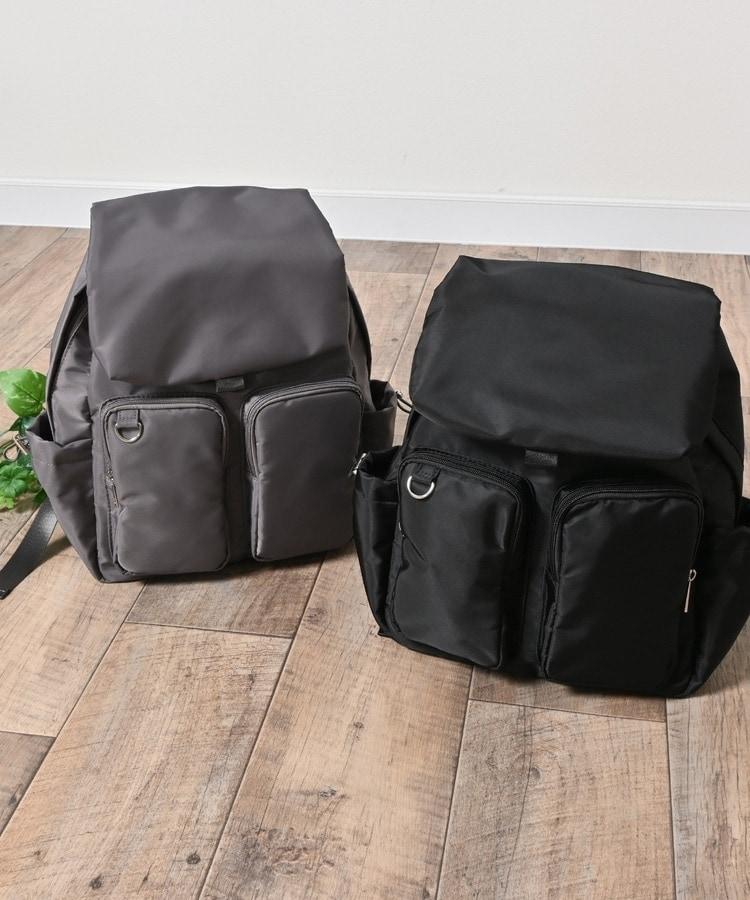 出所：ハニーズ公式通販 アウトポケットリュック