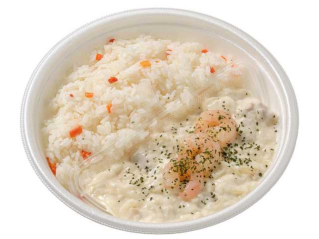 セブン-イレブンの新商品：えびクリームライス