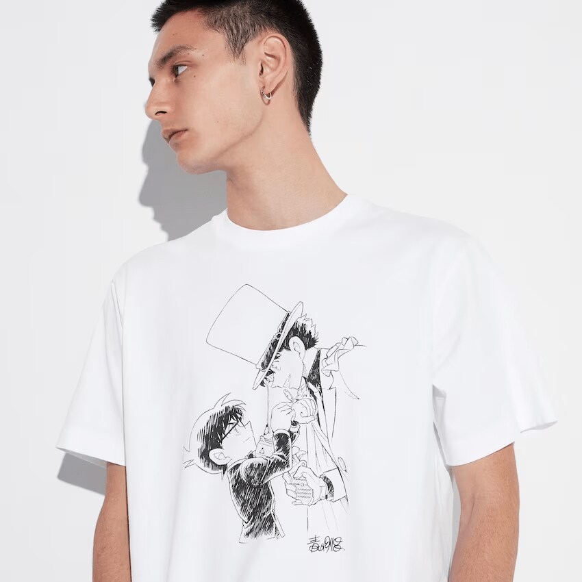 ユニクロ公式、グラフィックUT キッド×コナン着用例画像