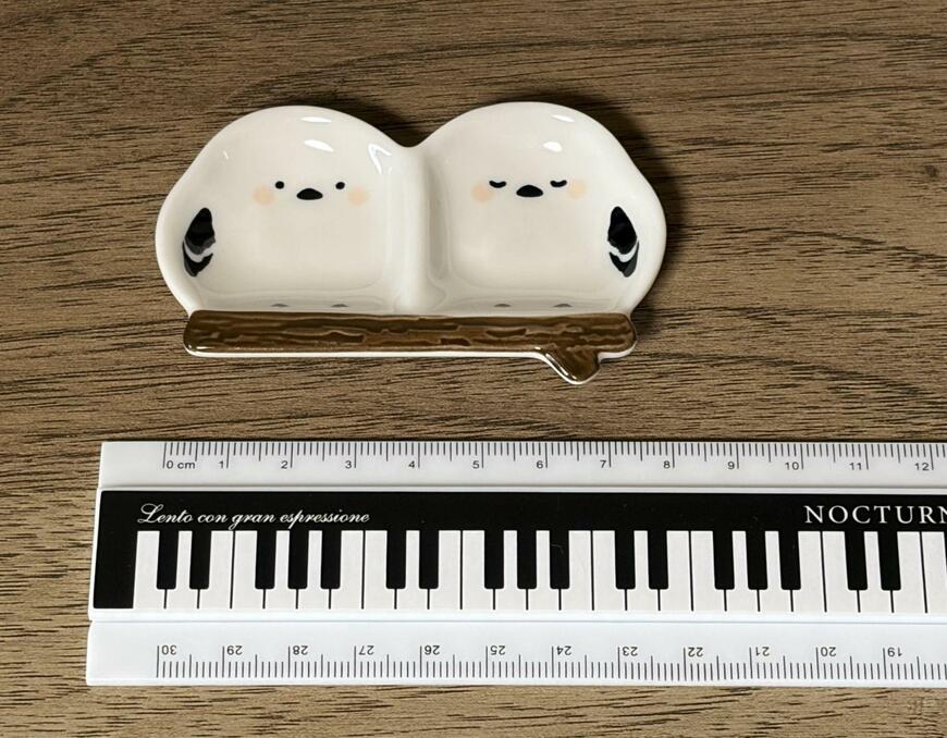 セリア、セクションプレート ほがらかシマエナガ商品画像