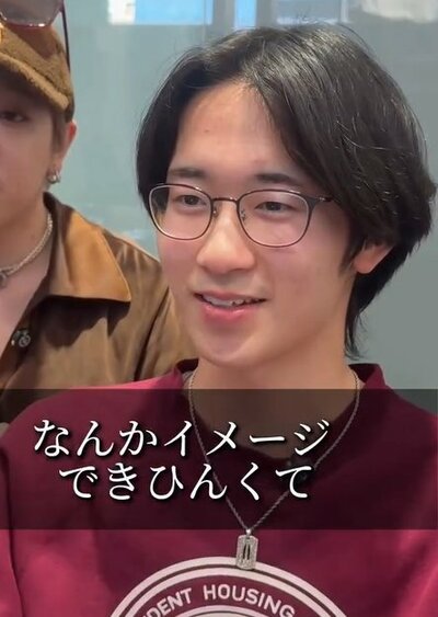 別の髪型がイメージできないとのこと