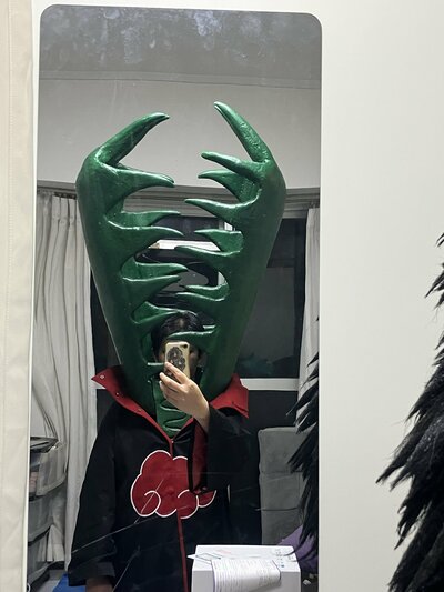 完成したゼツのコスプレ衣装