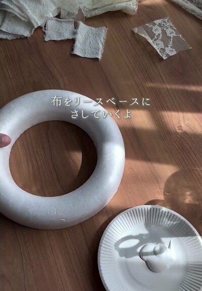 リースベースと布