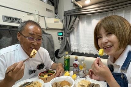 福井のご当地グルメを詰めた車中飯が豪華！60代夫婦が楽しむ車中泊旅の食卓に注目