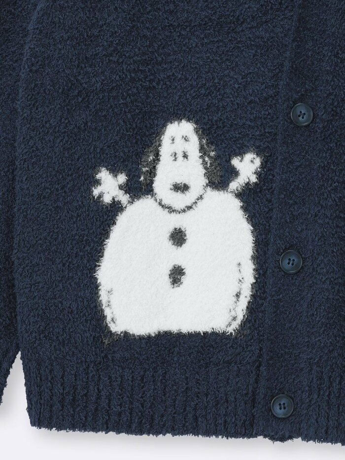 GUの「ラウンジカーディガン Peanuts」