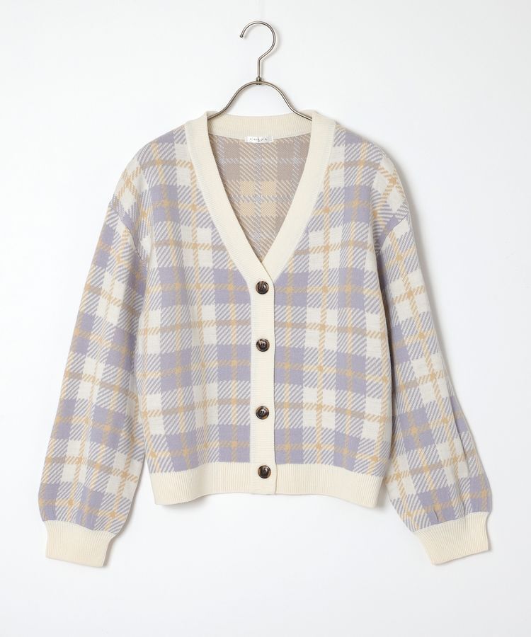 出所：ハニーズ公式通販サイト 総柄カーデ