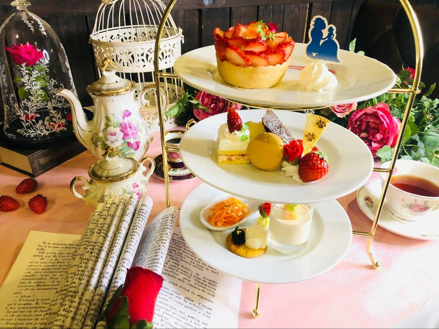 出所：株式会社遊びの時間「美女と野獣のカフェレストランBeauty & the Beast苺フェアを開催」（2024年1月11日）PR TIMES