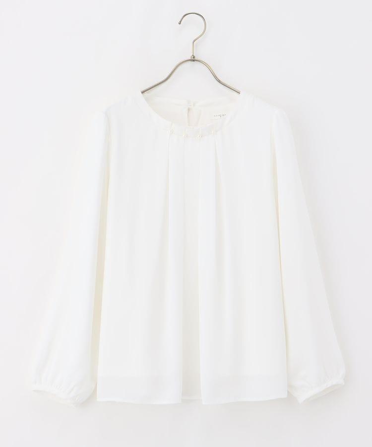 出所：ハニーズ公式通販 あったか裏地ブラウス