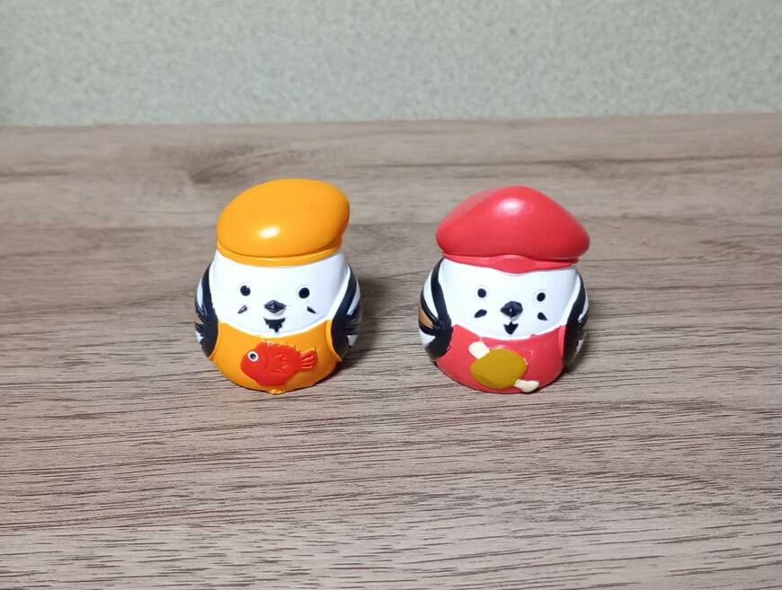 筆者撮影（セリア、リトルフレンド 七福神 シマエナガ1）