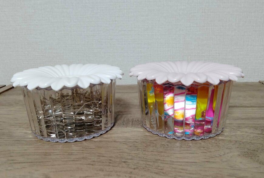 筆者撮影（セリア、インテリアポット ガーベラ）