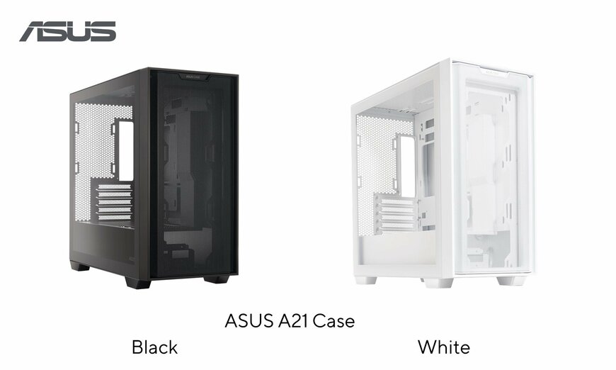 ASUS、新型ミドルタワーケースを発売。大型グラフィックボード対応の通気性に優れたモデル