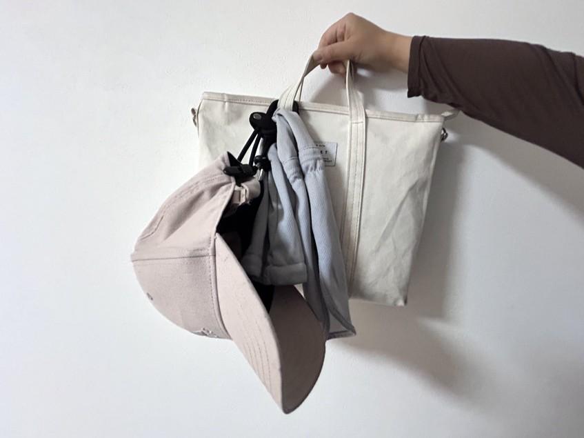 キャンドゥ「3WAY帽子クリップ」