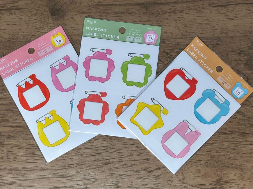 セリア、LJP マスキングラベルシール ようちえんバッジ商品画像