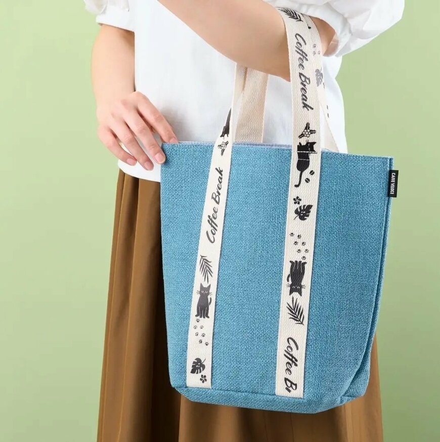 カフェ・ベローチェ公式　黒ねこサマーバッグ2025の画像