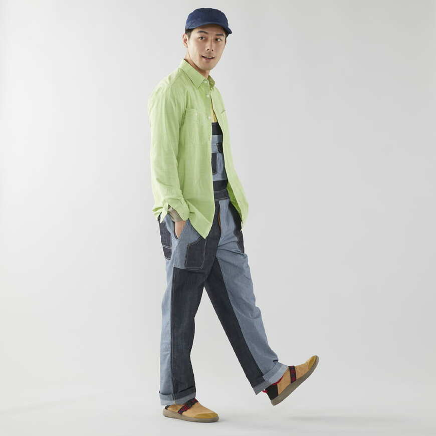 ワークマン公式オンラインストア「コットンスラブシャンブレー長袖シャツ」