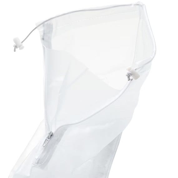 ニトリ公式　シースルーショート レインシューズカバー