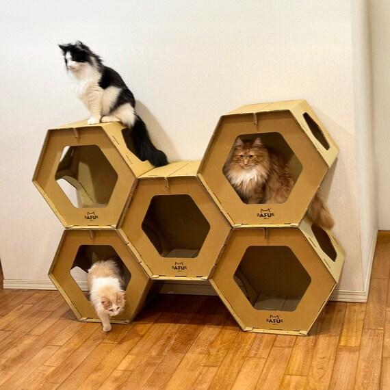 ニトリ、爪とぎ付キャットハウス(5個セット)画像