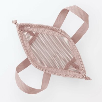 無印良品、立体メッシュ持ち手付き巾着商品画像