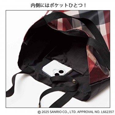 クレストブリッジチェック柄トートバッグ