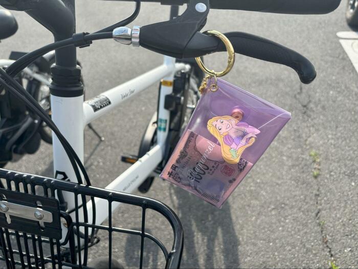 クリアポーチ（ラプンツェル）チャーム付