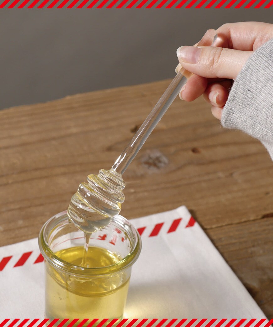 出所：パルグループ公式ファッション通販サイト 3COINS 【パンとエスプレッソと】ガラスハニーディッパー