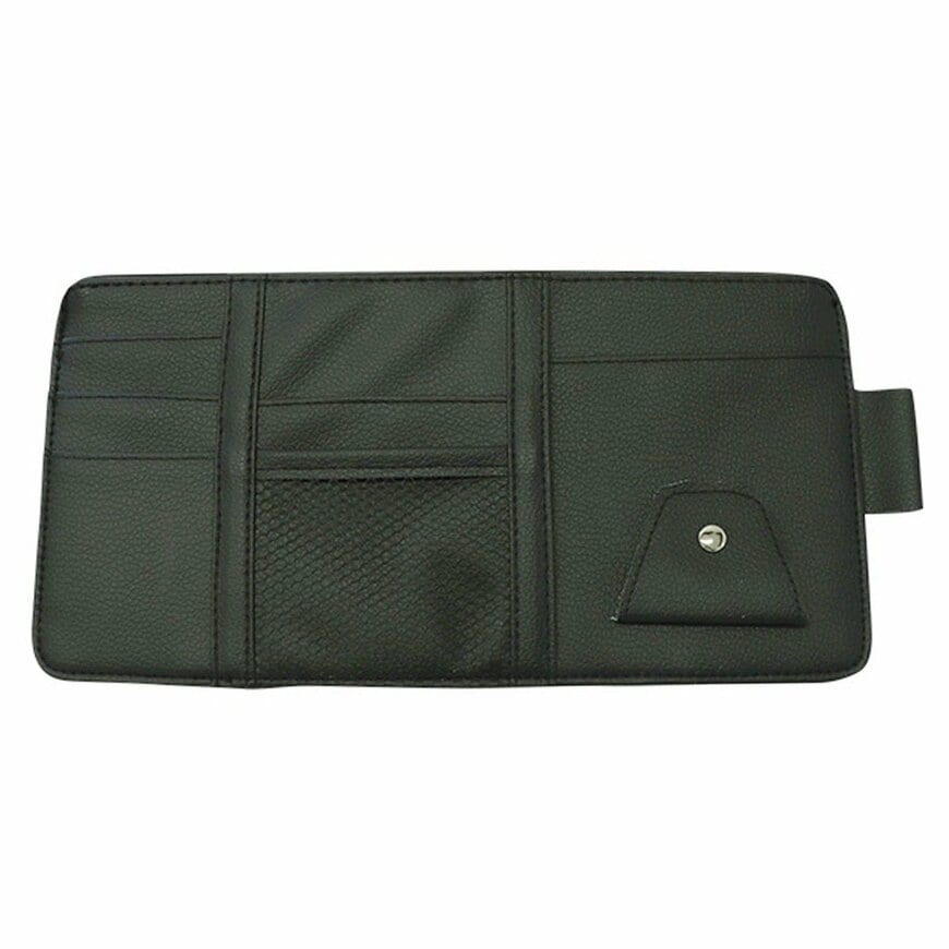 出所:ワッツ公式 車用サンバイザー 日除け 車載サンボード ポケット/CW-1 ブラック 358274