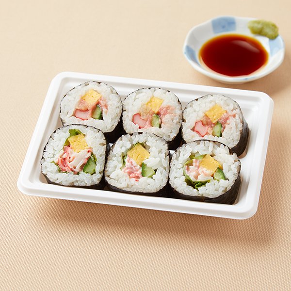 ファミリーマートの新商品:海鮮巻（数の子入り）&カニカマサラダ巻