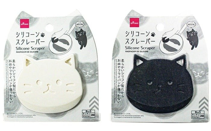 ダイソー公式 シリコーンスクレーパー(MEOW)