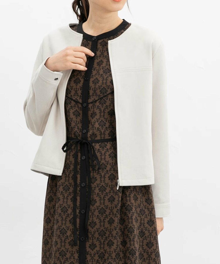 スエードブルゾン