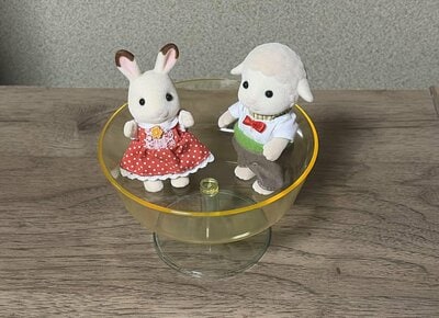 セリア、2トーンデザートカップの画像